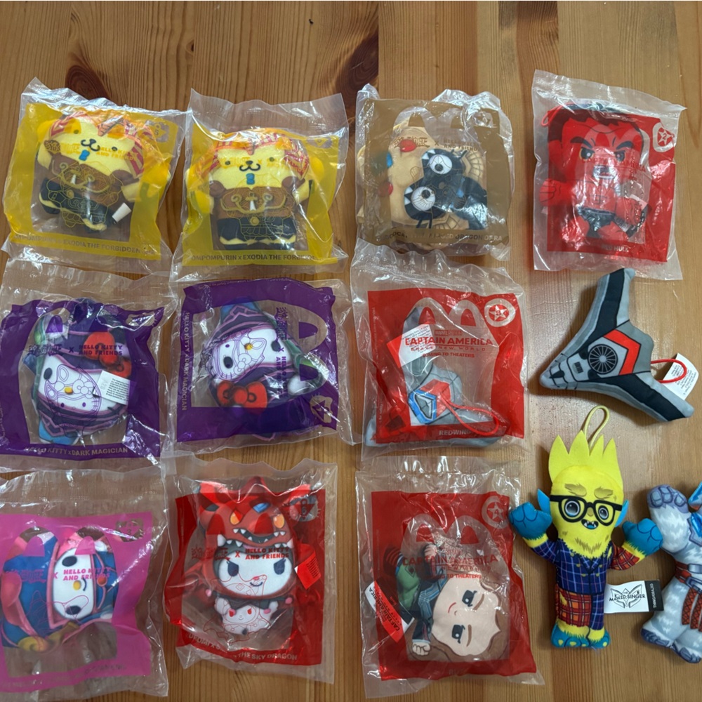 McDonald's Happy Meal Plush Toy Collection - Sanrio & Captain America